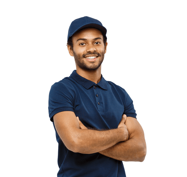 Profesional sonriente representando los usuarios de Roobert